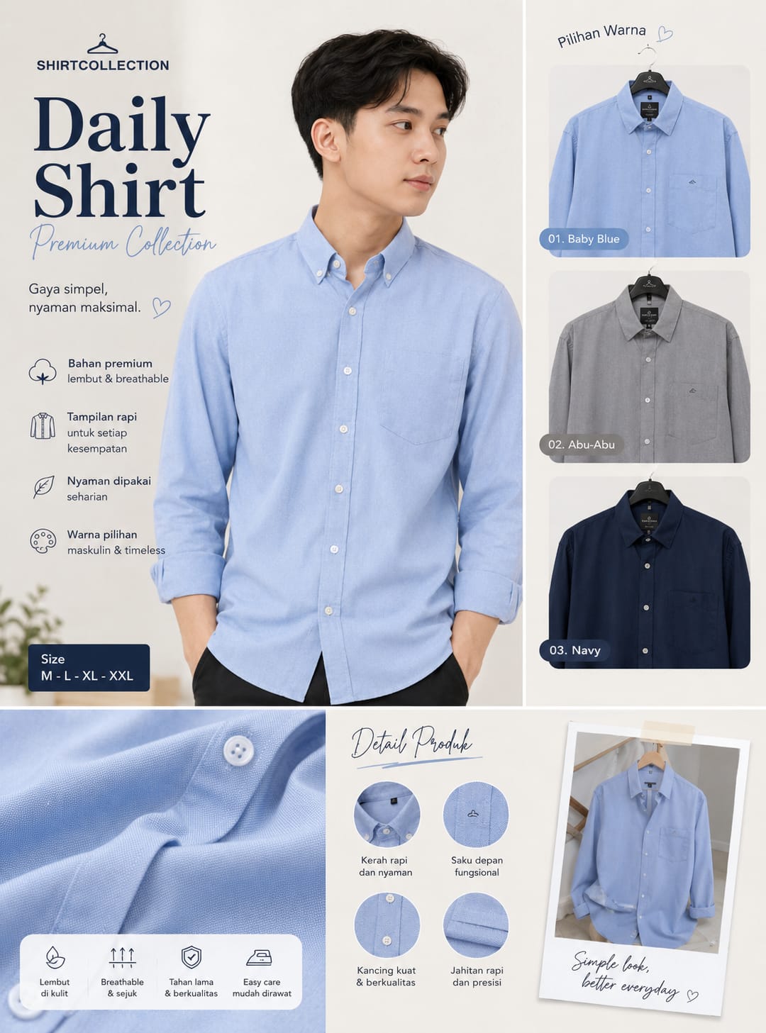 Detail Premium Shirt Collection